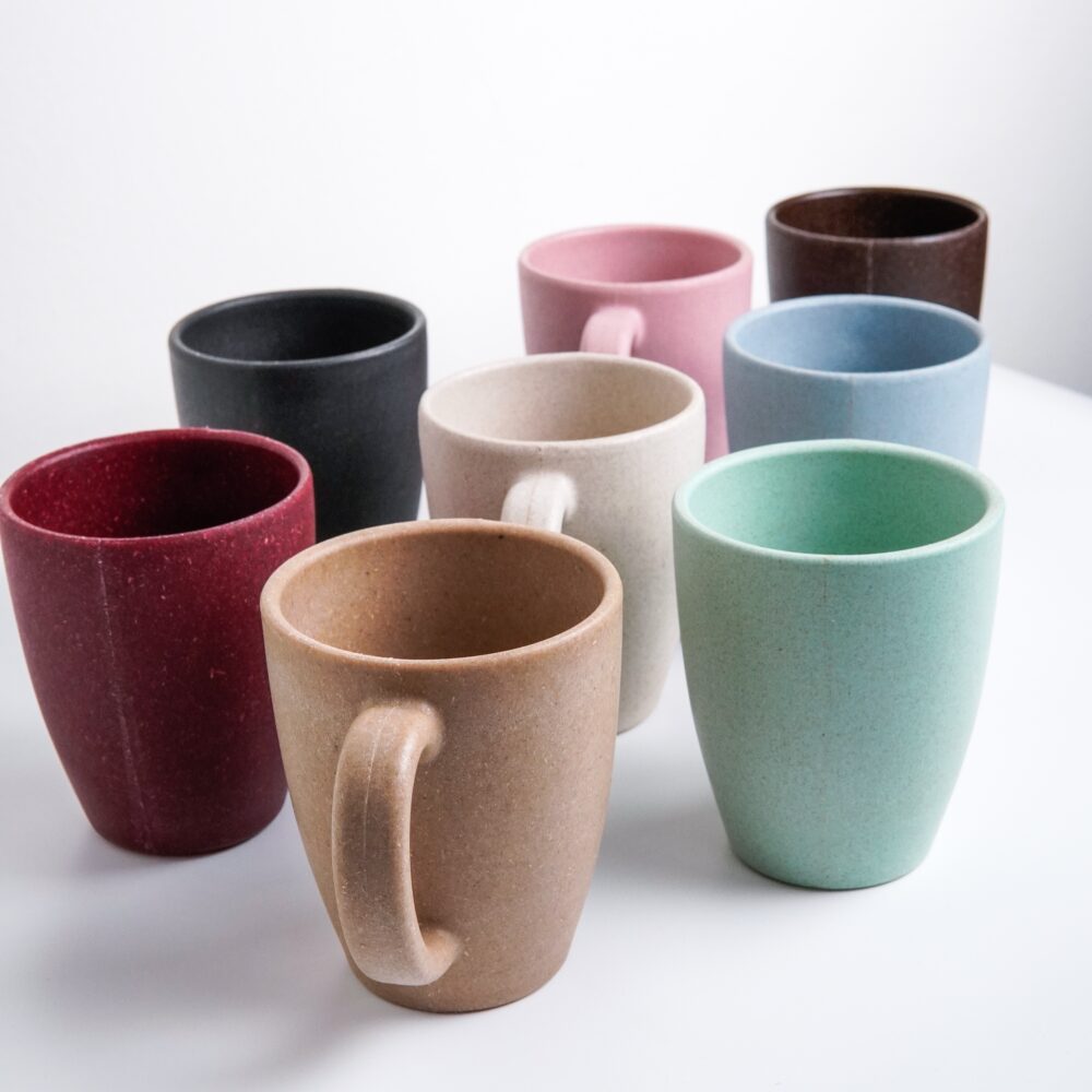 Bambusk Coffee Mug – 300ml | Eco-Friendly Bamboo & Rice Husk Cup | Biodegradable, Microwave Safe - Image 3