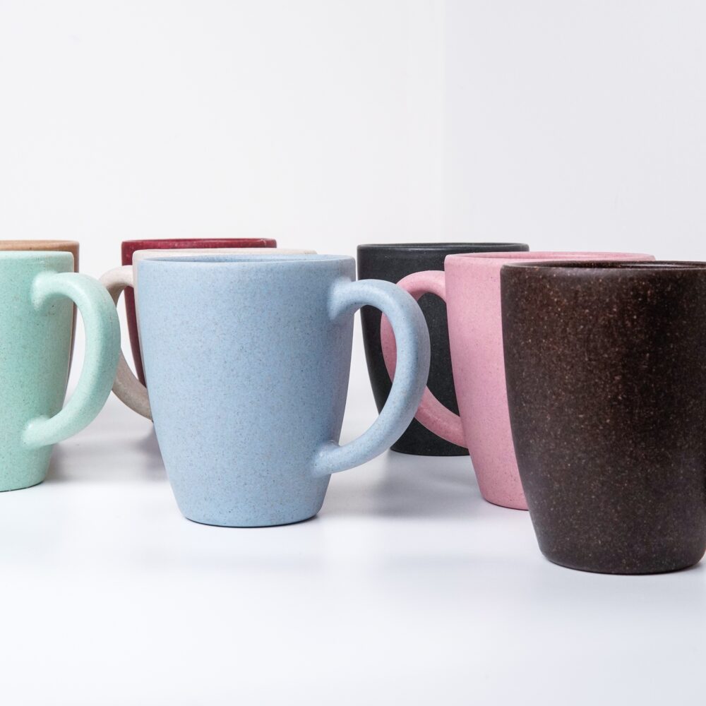 Bambusk Coffee Mug – 300ml | Eco-Friendly Bamboo & Rice Husk Cup | Biodegradable, Microwave Safe - Image 2